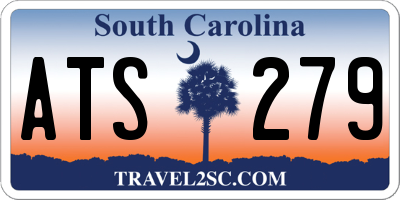 SC license plate ATS279
