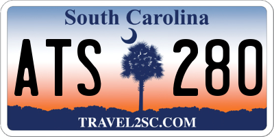 SC license plate ATS280