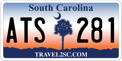 SC license plate ATS281