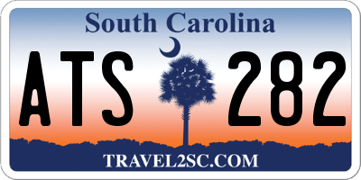 SC license plate ATS282
