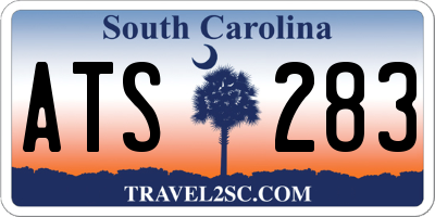 SC license plate ATS283