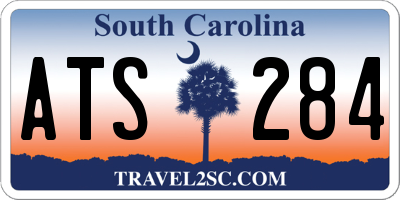 SC license plate ATS284