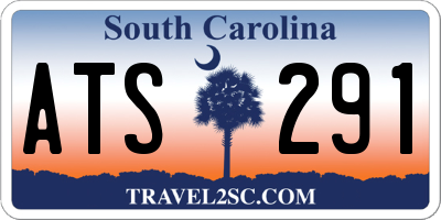 SC license plate ATS291