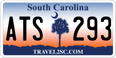 SC license plate ATS293