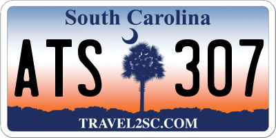 SC license plate ATS307