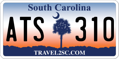 SC license plate ATS310