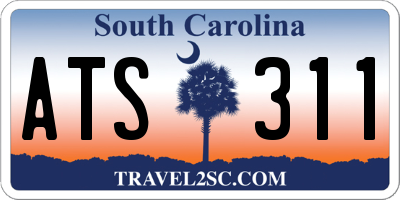 SC license plate ATS311