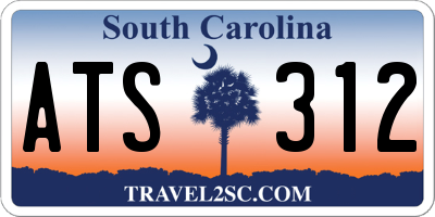 SC license plate ATS312