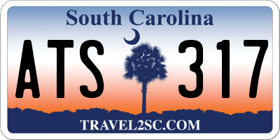SC license plate ATS317