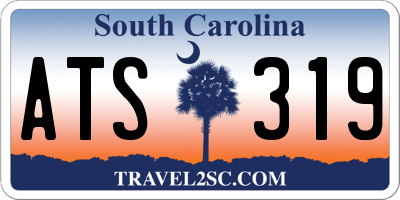 SC license plate ATS319
