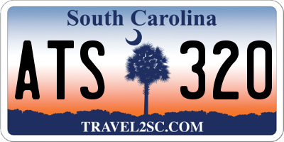 SC license plate ATS320