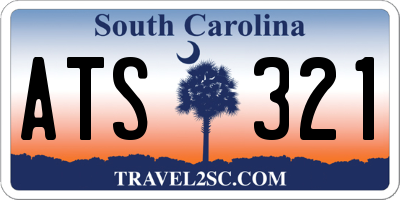 SC license plate ATS321