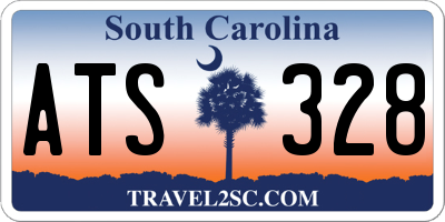 SC license plate ATS328