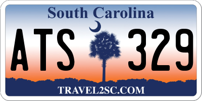 SC license plate ATS329
