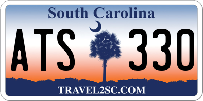 SC license plate ATS330