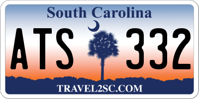 SC license plate ATS332
