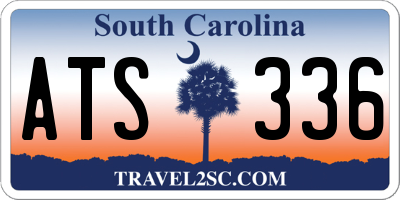 SC license plate ATS336