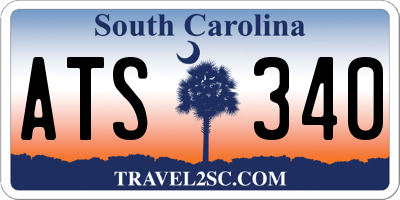 SC license plate ATS340