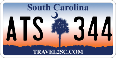 SC license plate ATS344