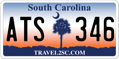 SC license plate ATS346