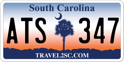 SC license plate ATS347