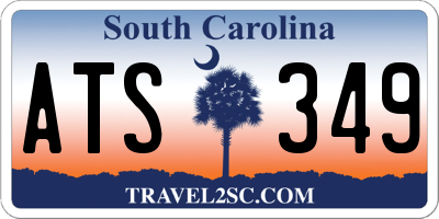 SC license plate ATS349