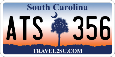 SC license plate ATS356