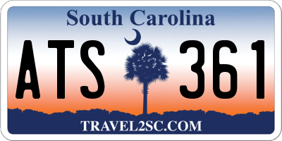 SC license plate ATS361