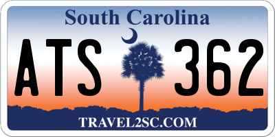 SC license plate ATS362