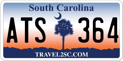 SC license plate ATS364