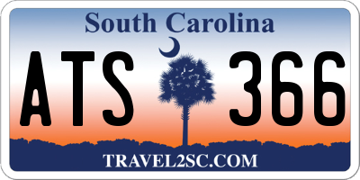 SC license plate ATS366