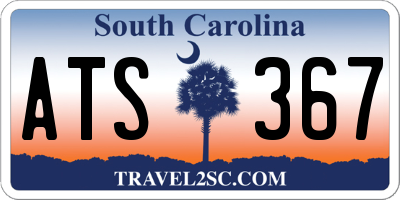 SC license plate ATS367