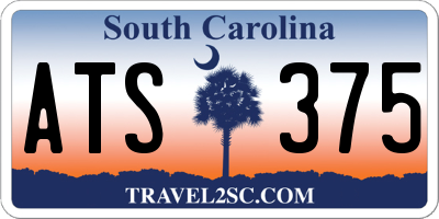 SC license plate ATS375