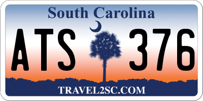 SC license plate ATS376