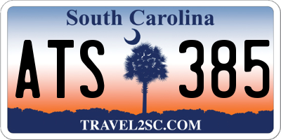 SC license plate ATS385