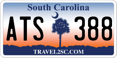 SC license plate ATS388