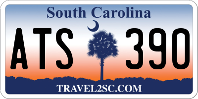 SC license plate ATS390
