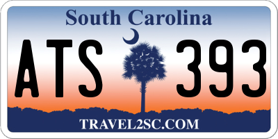 SC license plate ATS393
