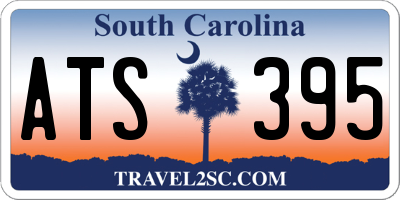 SC license plate ATS395