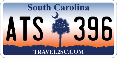 SC license plate ATS396