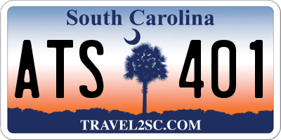 SC license plate ATS401