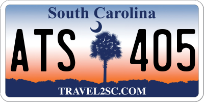 SC license plate ATS405