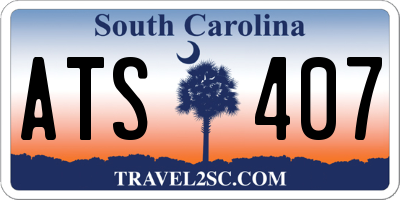 SC license plate ATS407