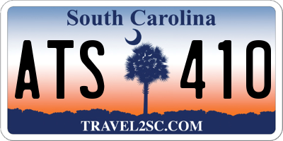 SC license plate ATS410