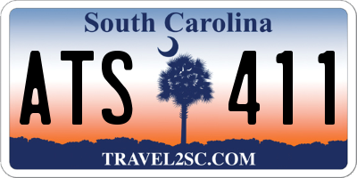 SC license plate ATS411