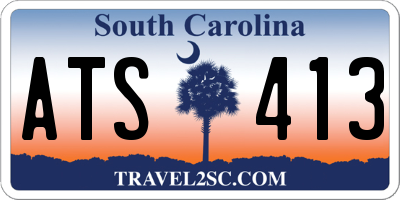 SC license plate ATS413