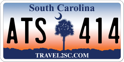 SC license plate ATS414