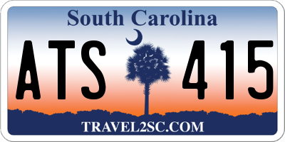 SC license plate ATS415