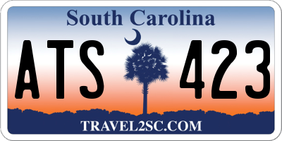 SC license plate ATS423