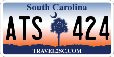 SC license plate ATS424